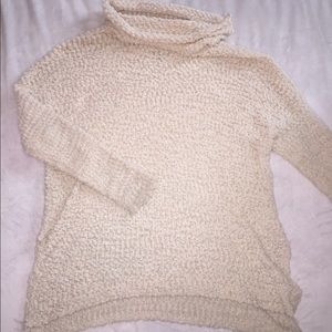 cream sweater